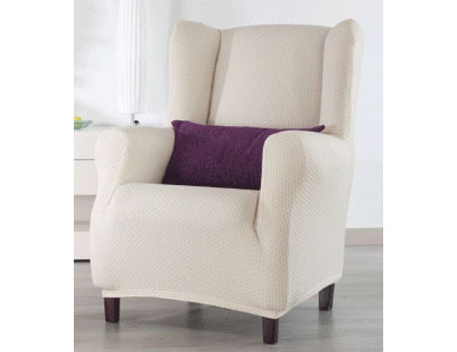Fundas para sillones orejeros elásticas tejido 