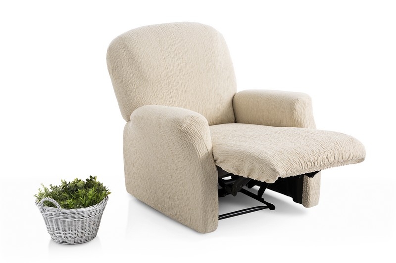 Funda elástica para sillón relax completo "Himalaya" (Pie unido)