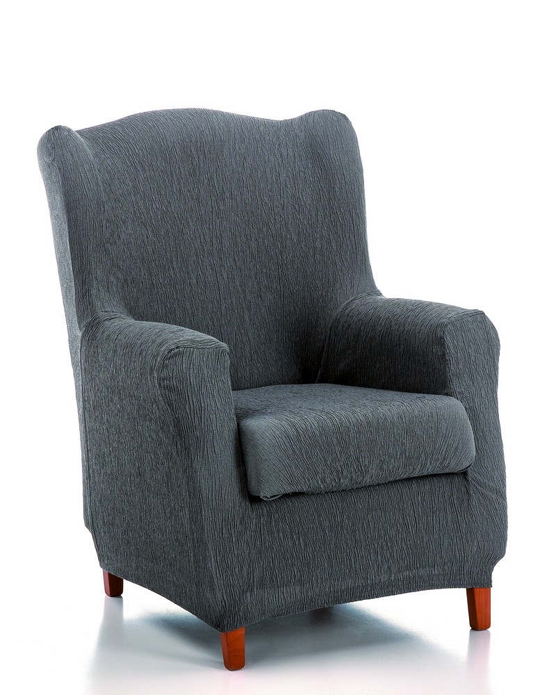 Funda el&aacute;stica para sill&oacute;n orejero "Tenerife" con coj&iacute;n por separado