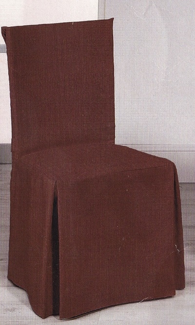 Funda para silla, asiento y respaldo de silla "Berenice" con lazos