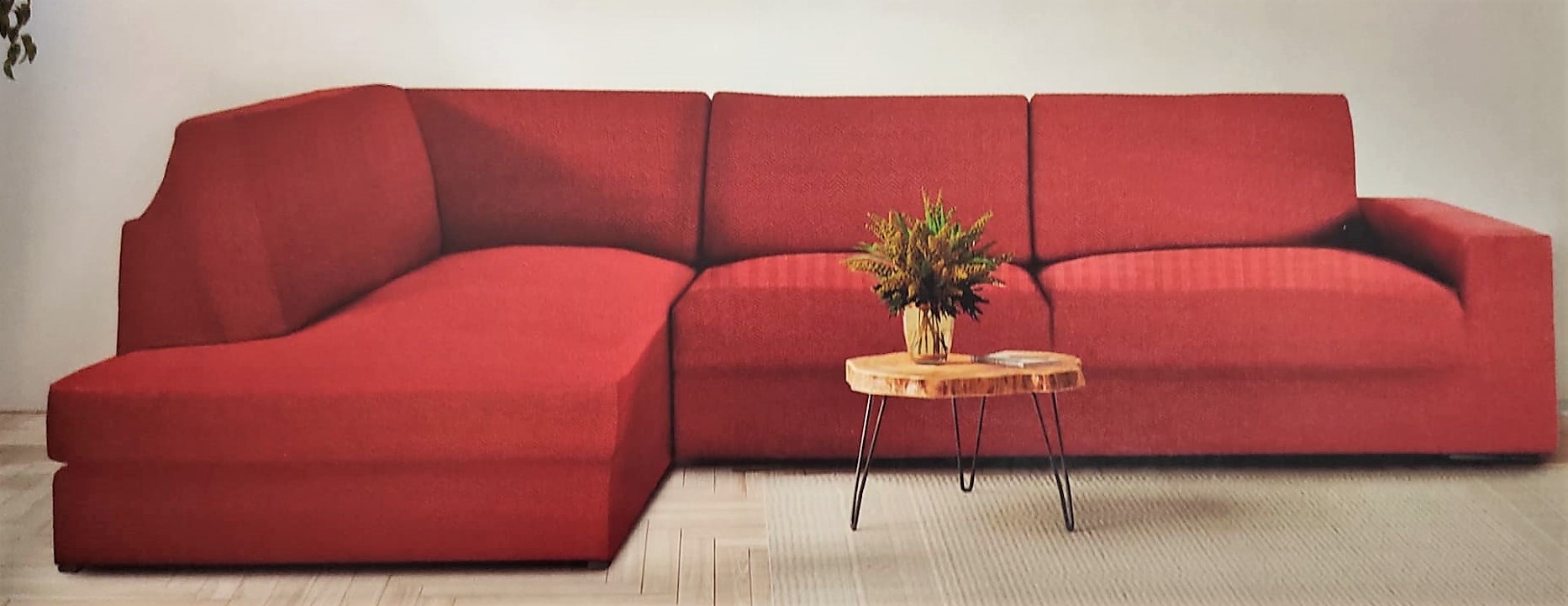 Sofá chaiselongue rinconera con módulo terminal Sofá chaiselongue rinconera con módulo terminal