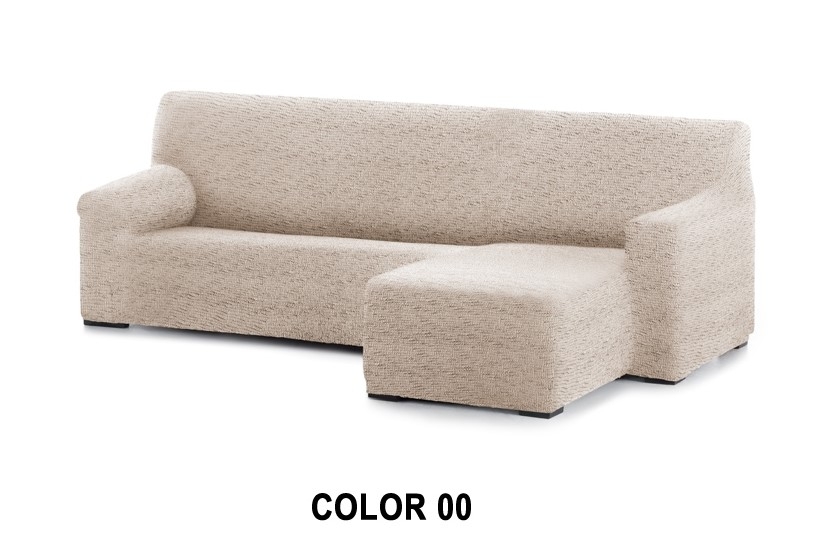 Funda para sofá chaiselongue "Caramelo" con brazo corto