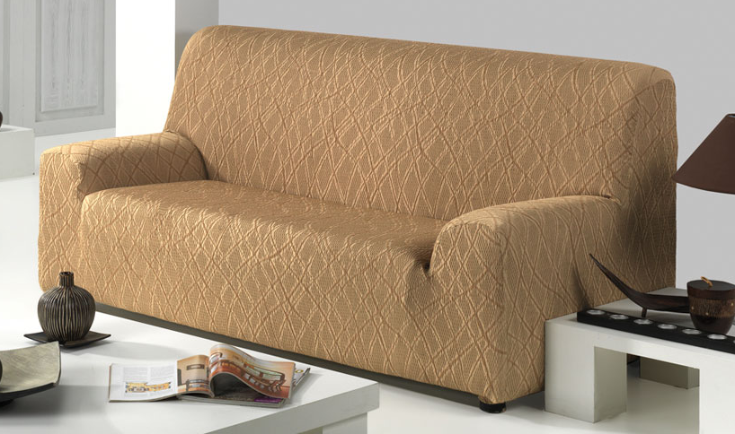 Funda de sofá tejido Aitana - Vista en Salón