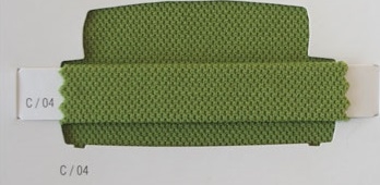 Detalle fundas almohadón "Izaskum" en color verde